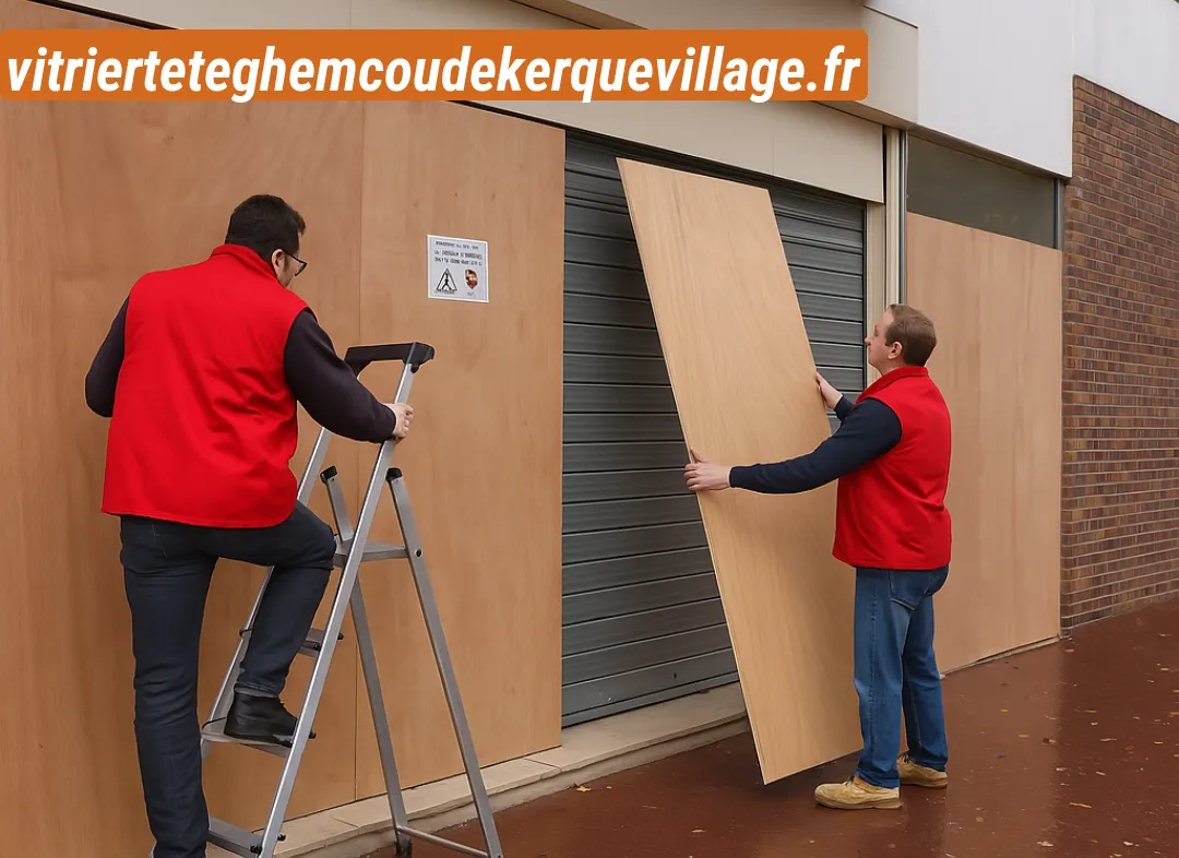 Mise en sécurité fermeture provisoire Téteghem-Coudekerque-Village